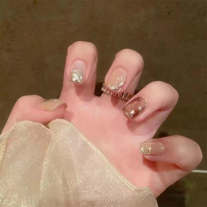 Glamorous Glittery Press-On Nail Set
