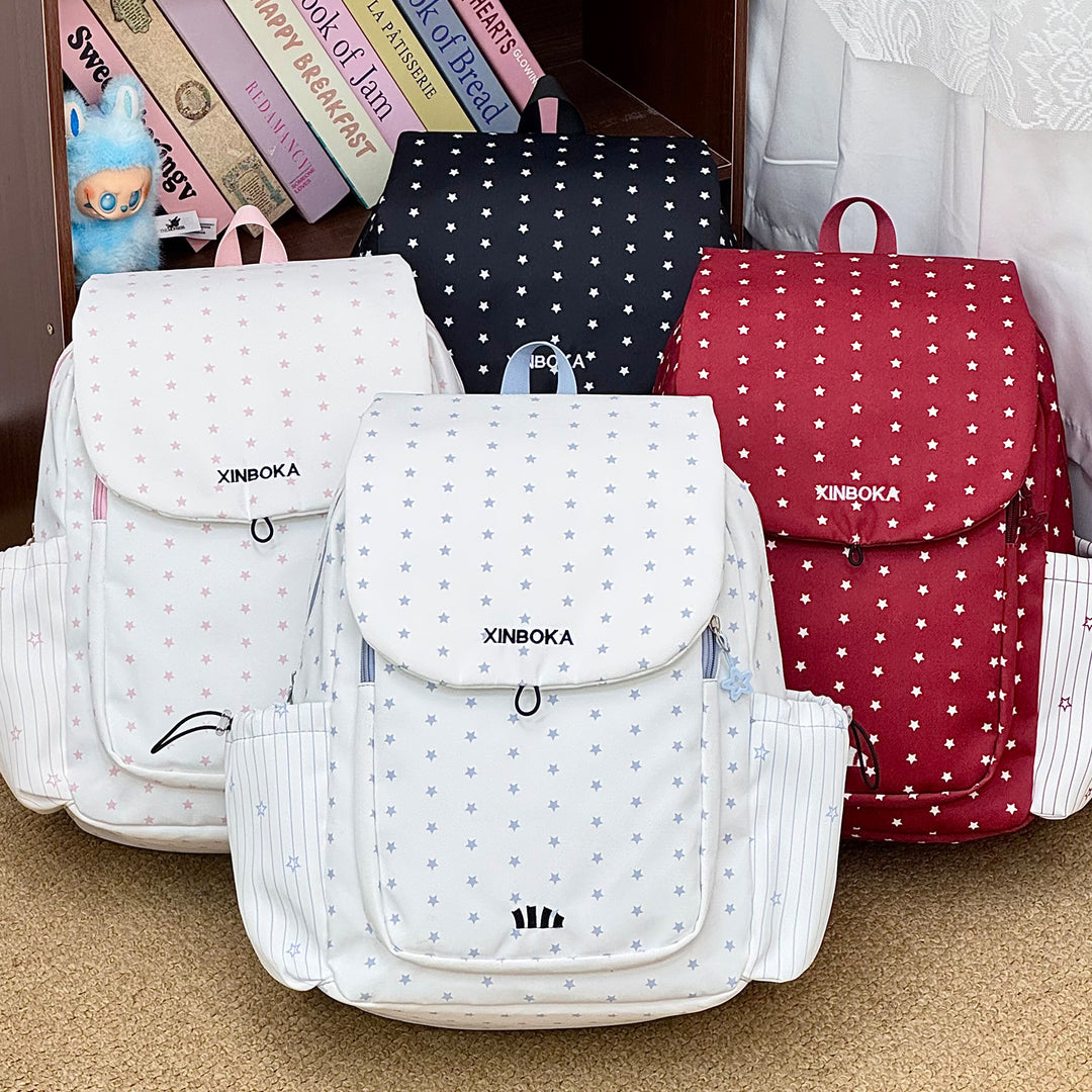 Stylish Star-Embellished Backpack Kalsten 1791205579