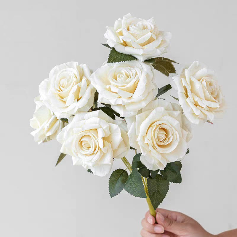 Lifelike Decorative Rose Bouquet