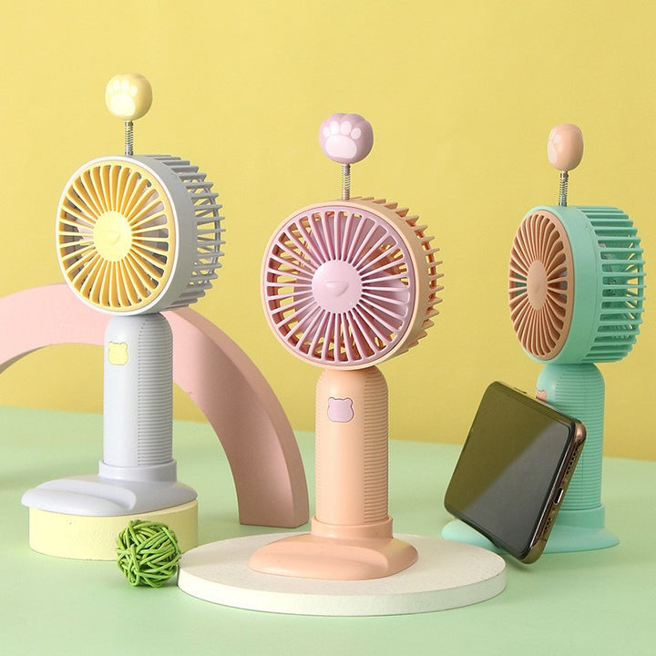 Women's Portable Hand Fan in Playful Snail Design Kalsten