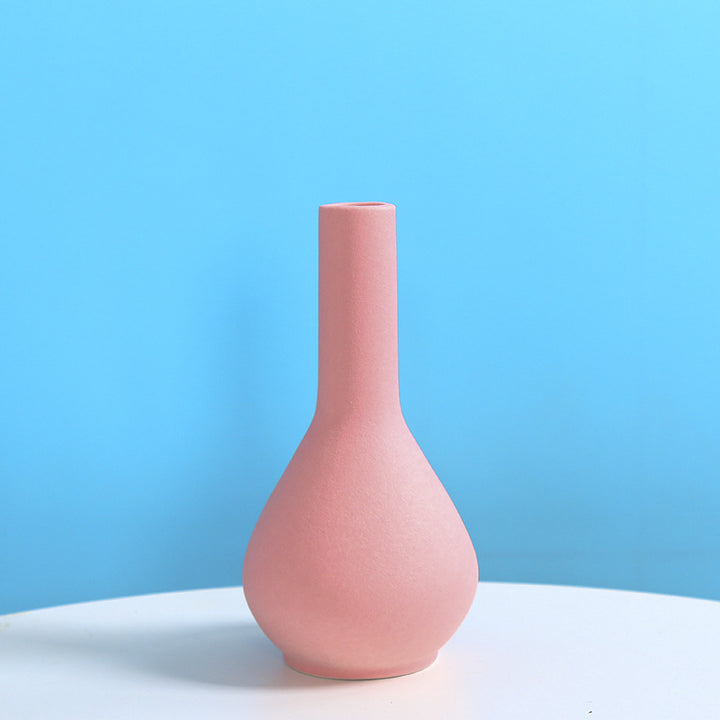 Modern Textured Decorative Ceramic Vase Kalsten