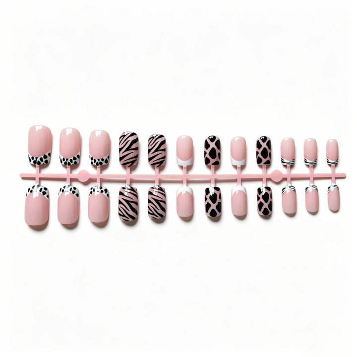 Animal Print Nail Art Design
