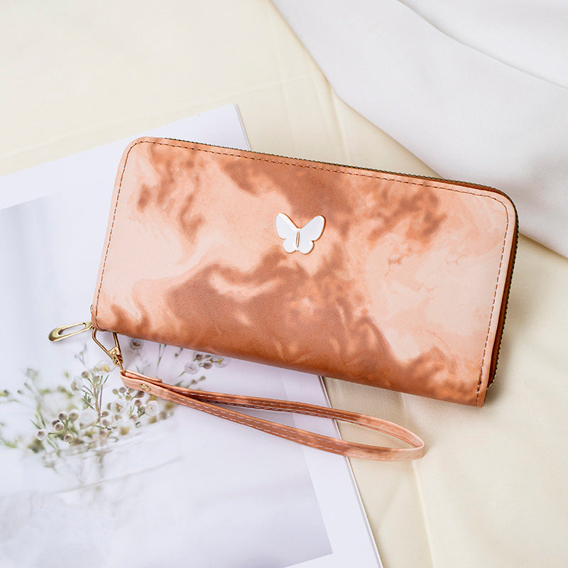 Elegant Butterfly-Embellished Wallet