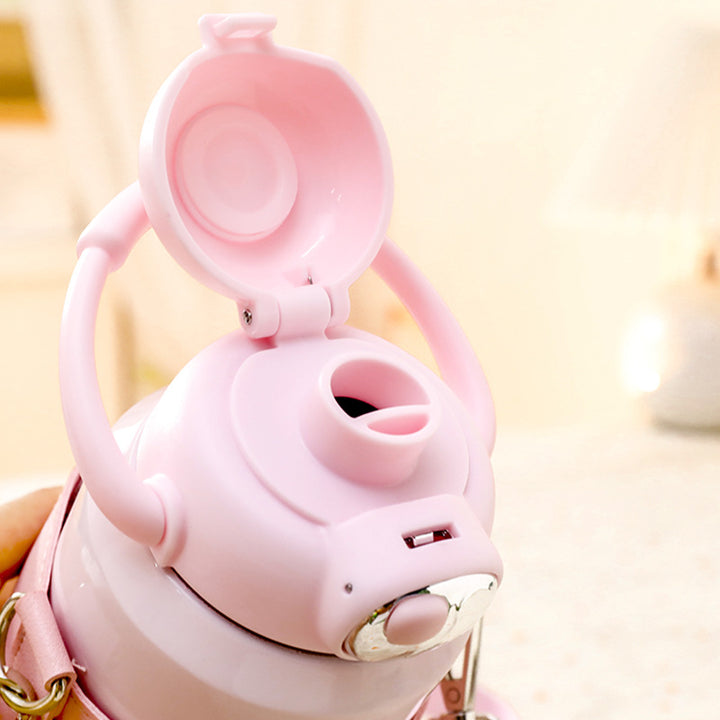 Women's Insulated Drinking Bottle with Practical Carrying System and Cute Design Kalsten