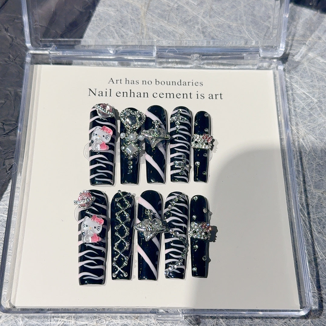 Decorative 3D Press-On Nail Tips