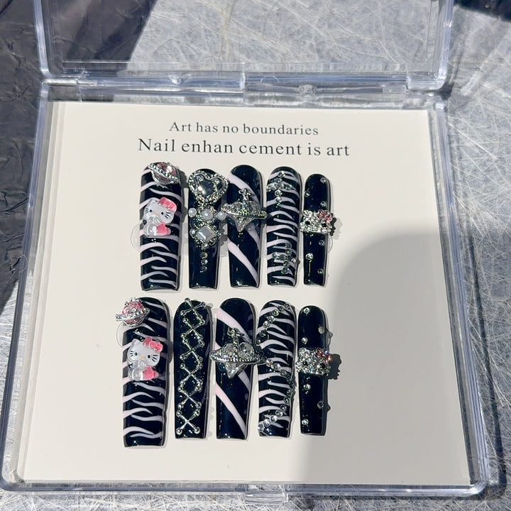Decorative 3D Press-On Nail Tips