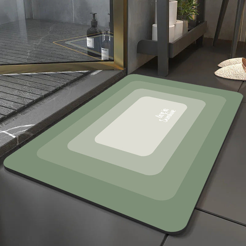 Modern Layered Bathroom Mat Kalsten