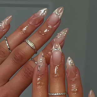Glamorous Textured Acrylic Nail Enhancements Kalsten