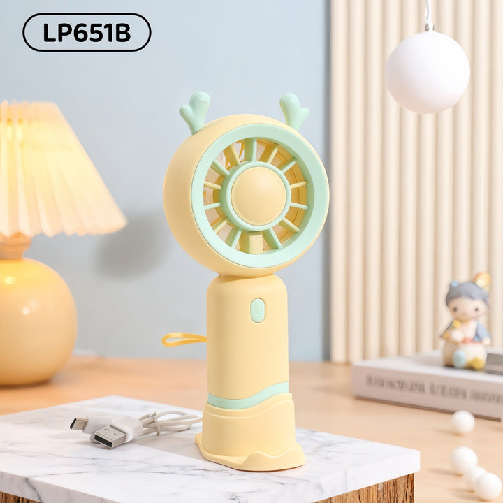 Ladies Portable Mini Handheld Fan with Cat Ears Kalsten
