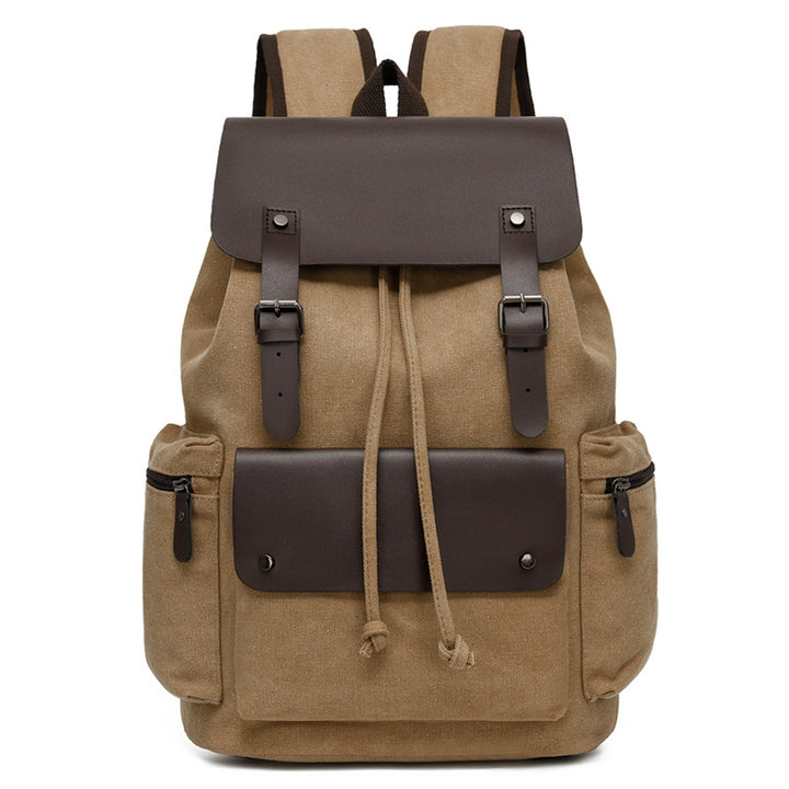 Canvas Drawstring Closure Backpack