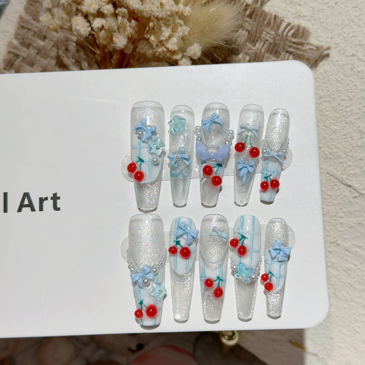 Decorative Nail Art Press-On Tips