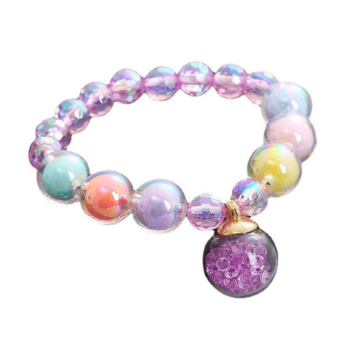 Bracelet Made of Colorful Glass Beads Kalsten