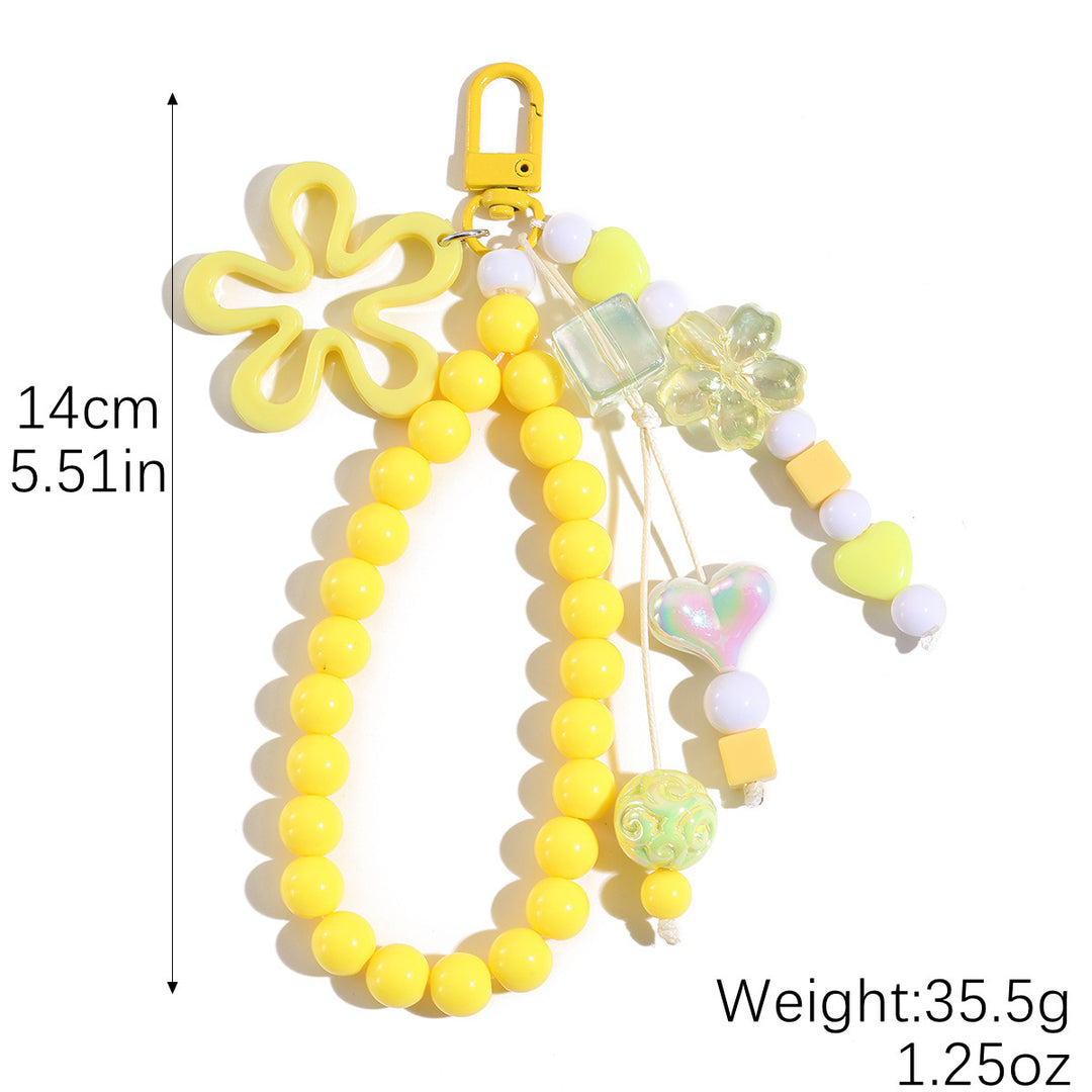 Playful keychain with flower and butterfly details Kalsten