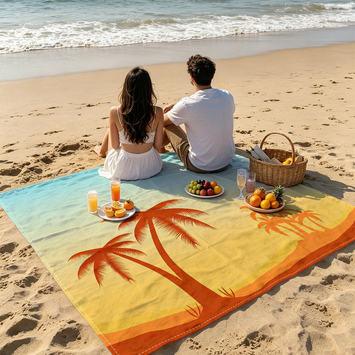 Mandala Design Beach Mat Kalsten
