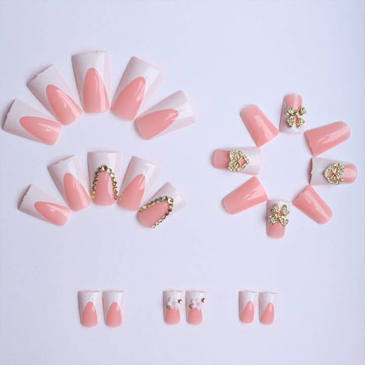 Artificial nails with elegant jewelry design Kalsten