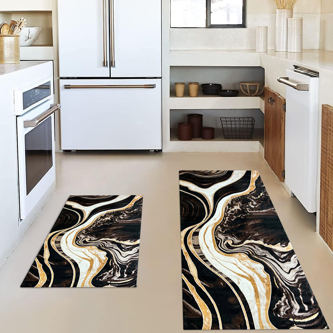 Vintage-Inspired Kitchen Mat Set Kalsten