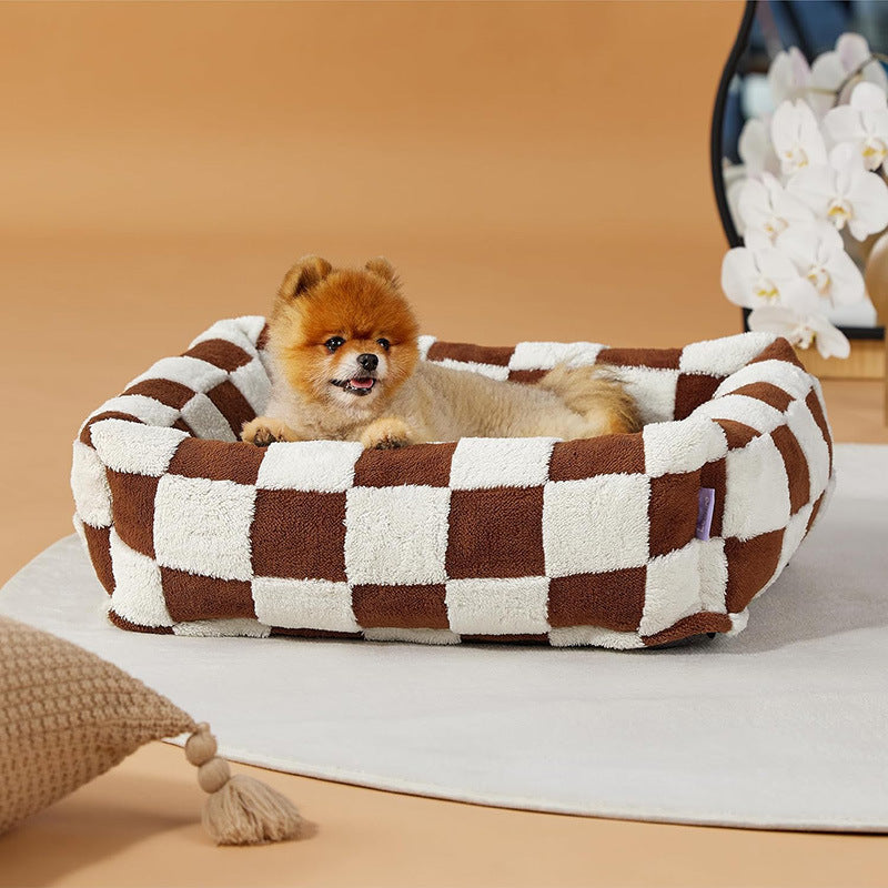 Cozy Floral Pet Bed Kalsten