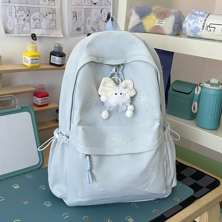 Cute Embroidered Multi-Pocket Backpack Kalsten