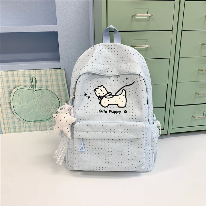 Cute Puppy-Themed School Backpack Kalsten