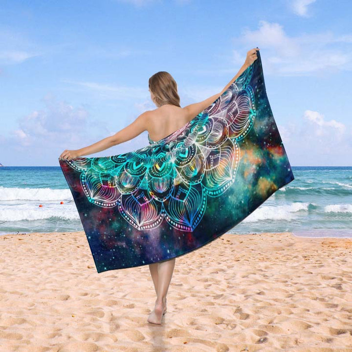 Beach towel in creative wave pattern Kalsten