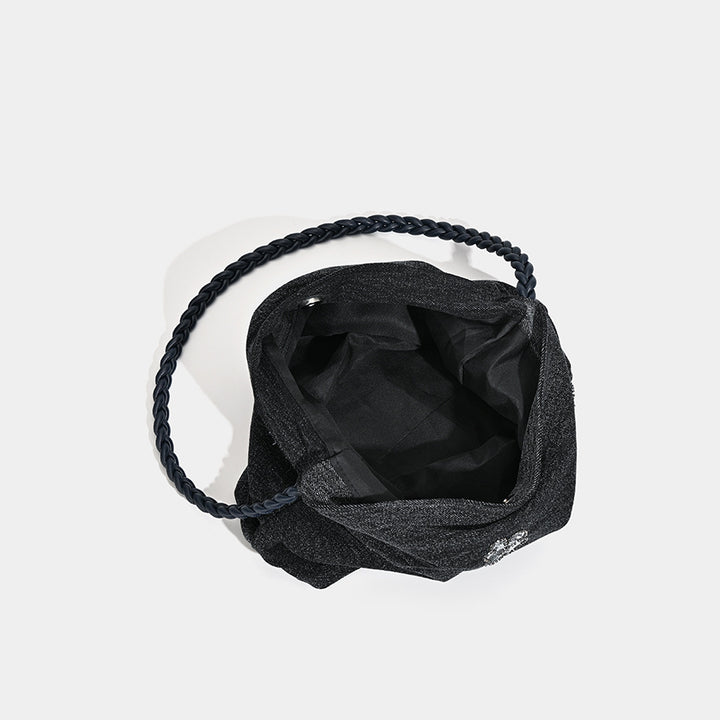 Artistic Floral Hobo Bag