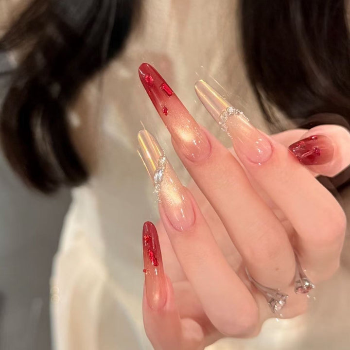 Glamorous Stiletto Nail Enhancements