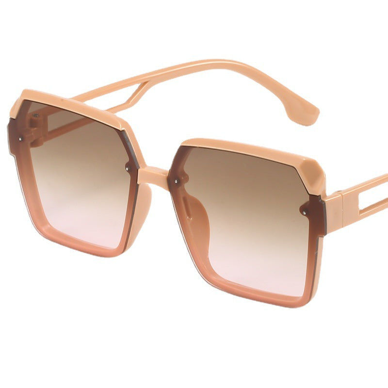 Ladies fashionable square sunglasses with filigree design Kalsten
