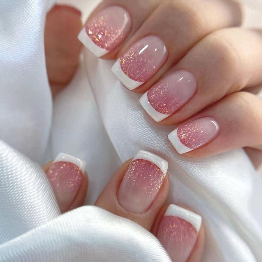 Elegant French Tip Acrylic Nail Enhancements Kalsten 1789915301