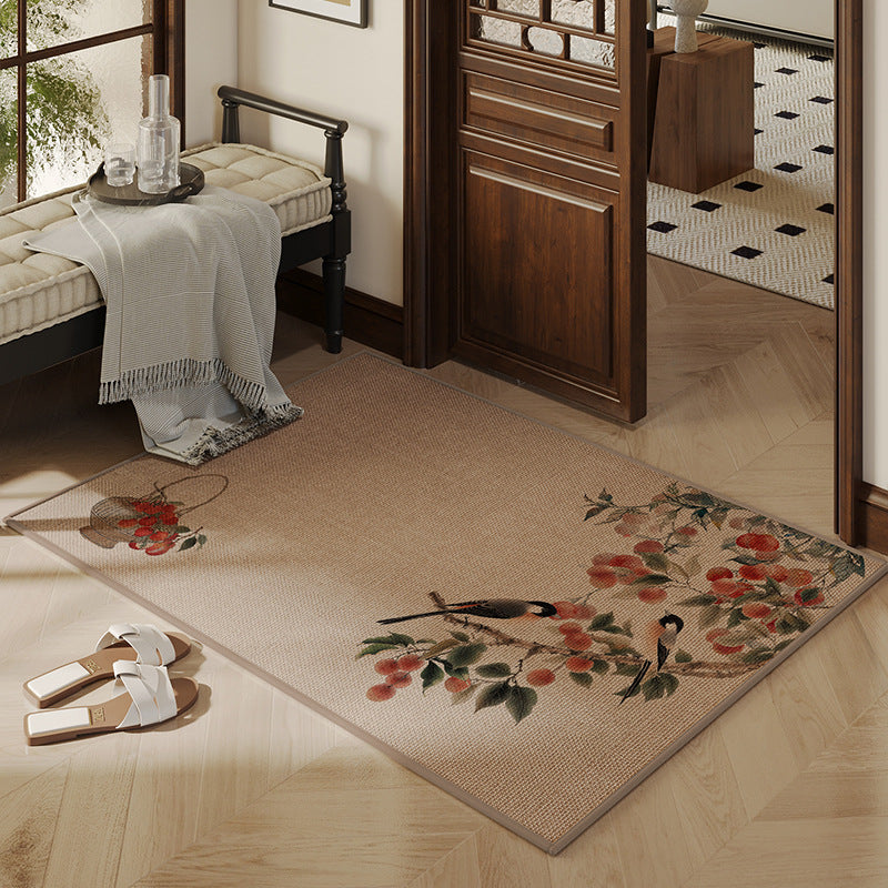 Oval-shaped Decorative Bath Mat Kalsten