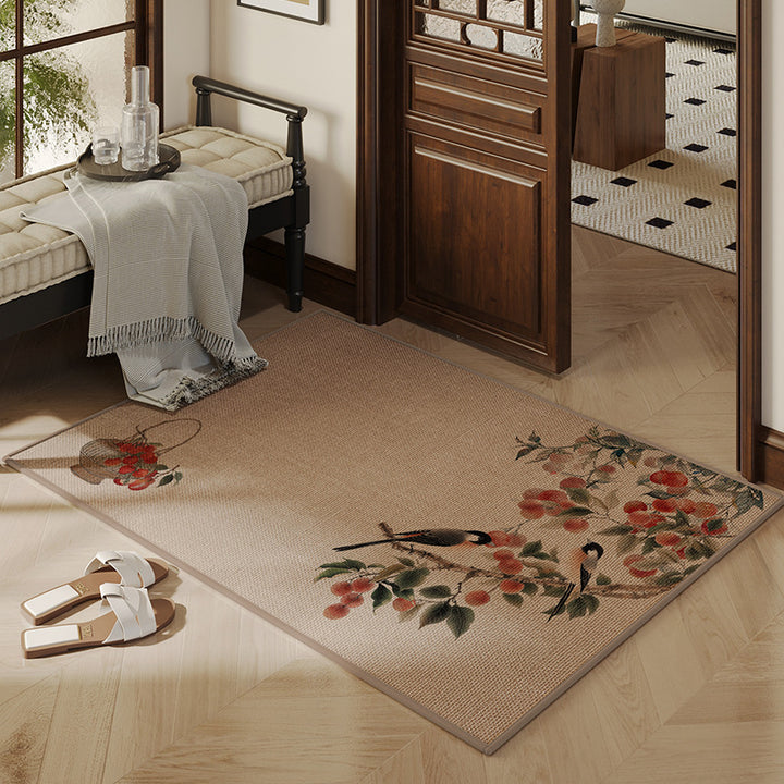 Oval-shaped Decorative Bath Mat Kalsten