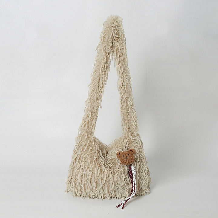 Fluffy Fringe Fashion Handbag