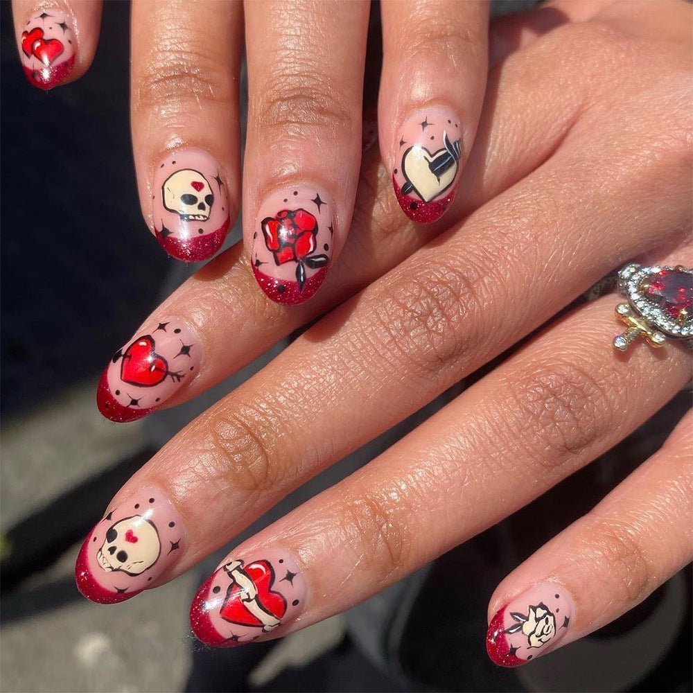 Artistic Press-On Nail Designs Kalsten
