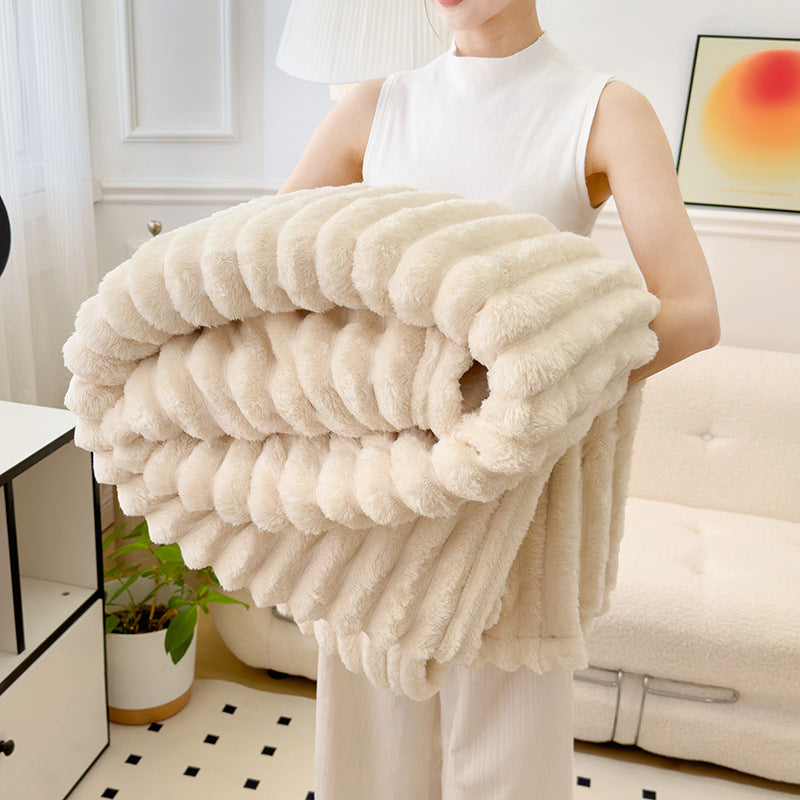 Women's Luxurious Soft Faux Fur Blanket