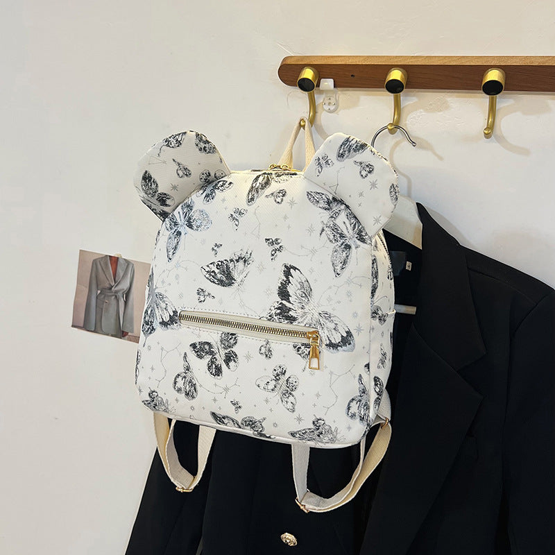 Cute Butterfly Print Mini Backpack Kalsten