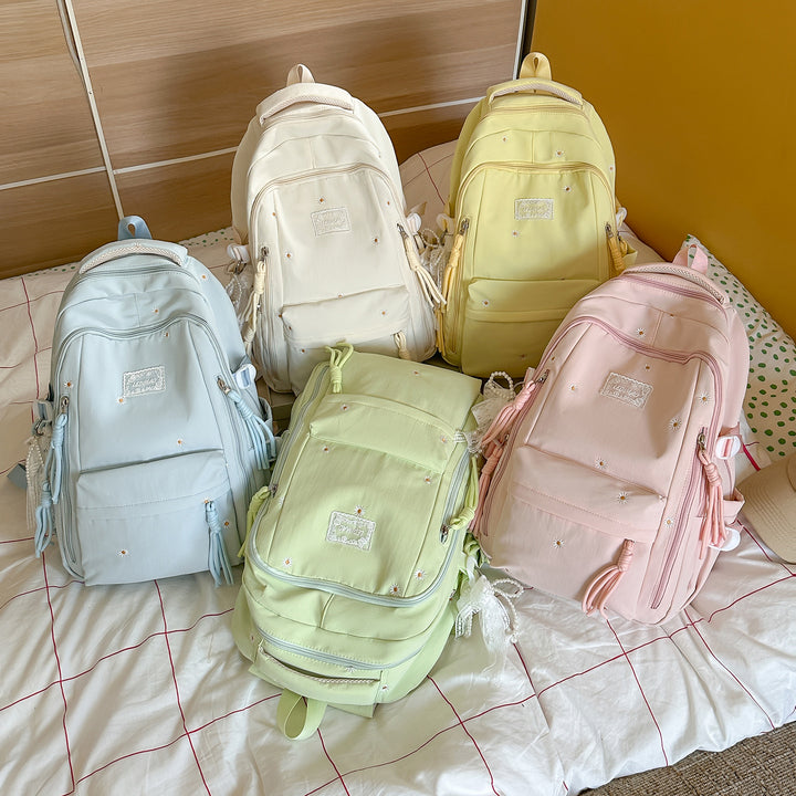 Decorative Floral Embellished Backpack Kalsten
