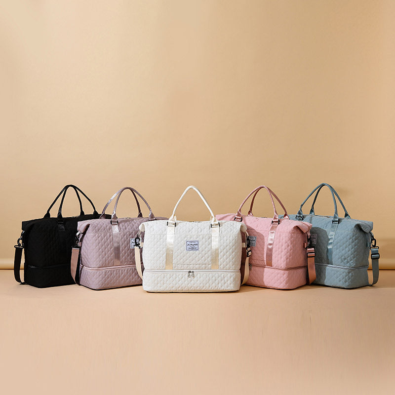 Quilted Multi-Functional Travel Tote