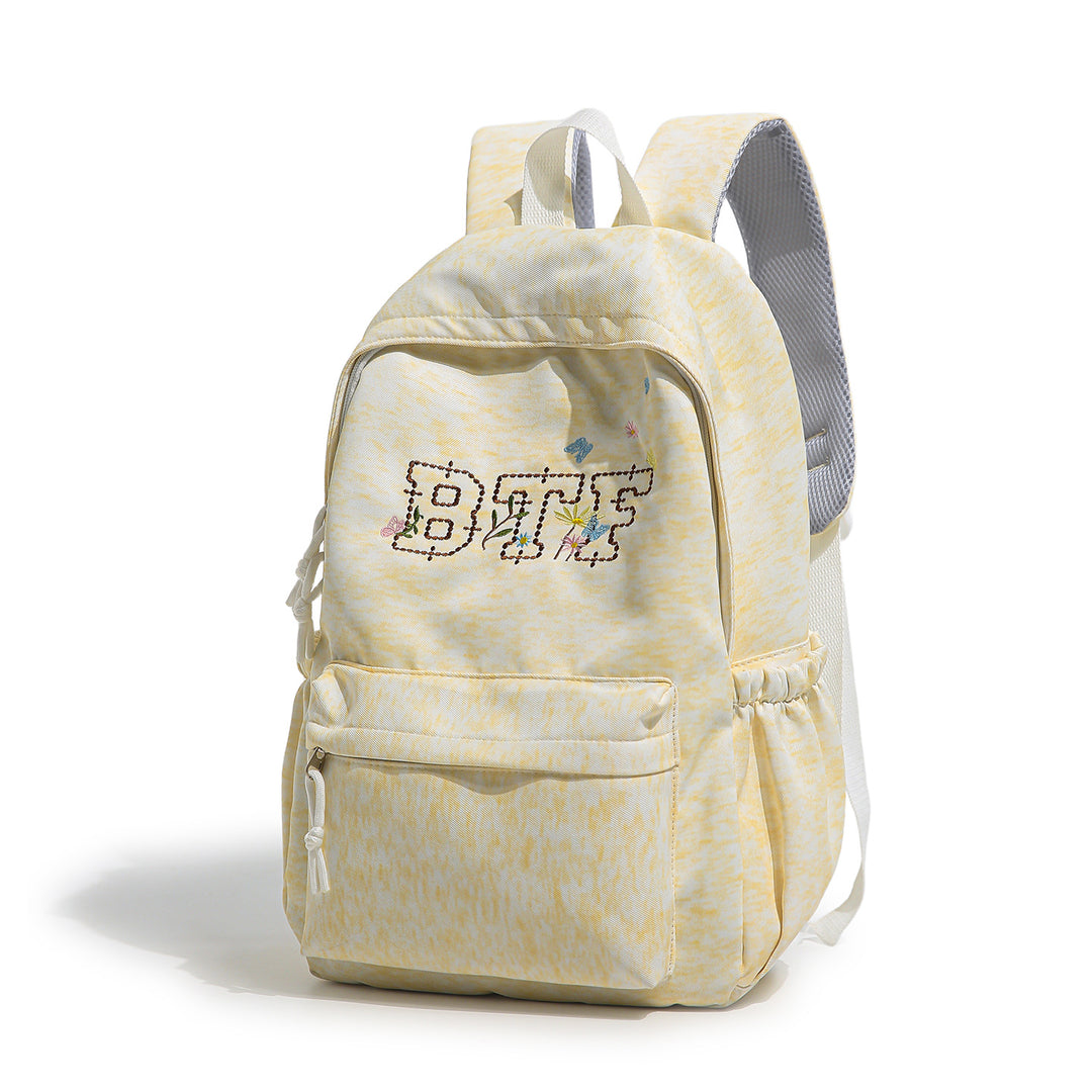 Embroidered Floral Casual Backpack Kalsten