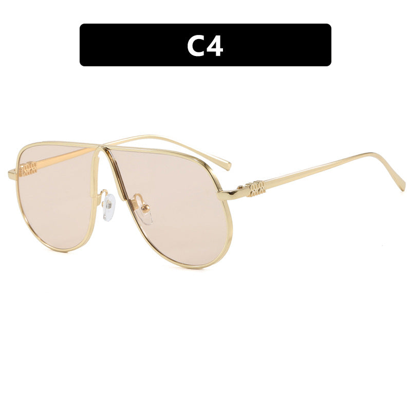 Women's pilot sunglasses with high-quality metal frame and polarized lenses Kalsten