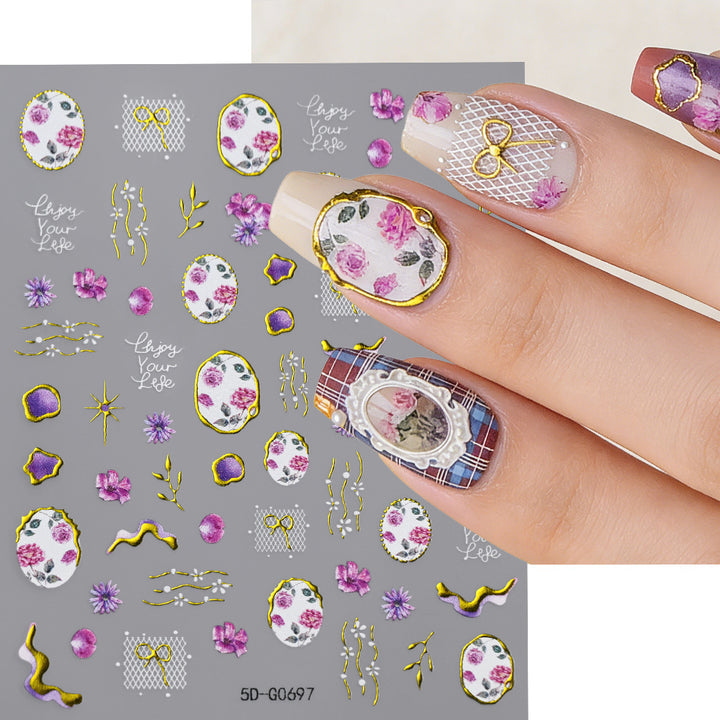 Creative Nail Art Sticker Set