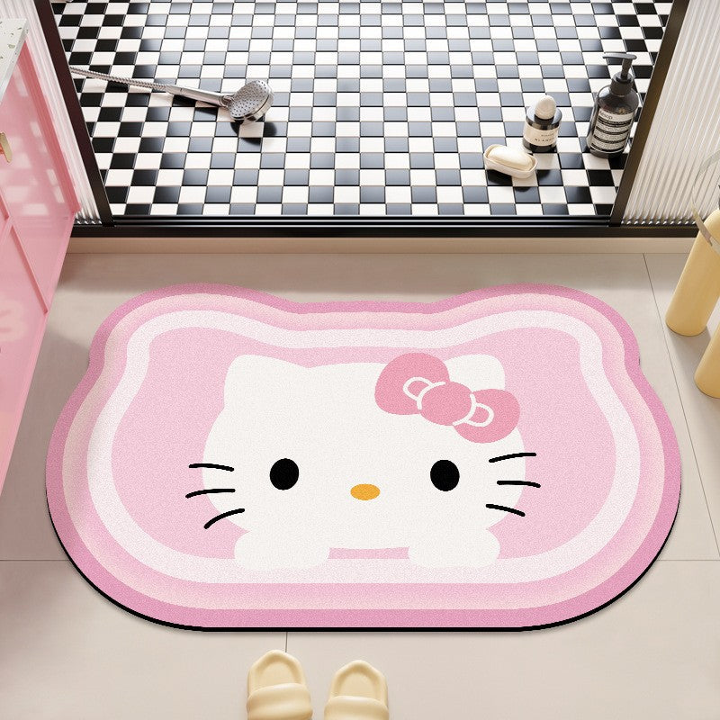 Cartoon-Themed Decorative Area Mat