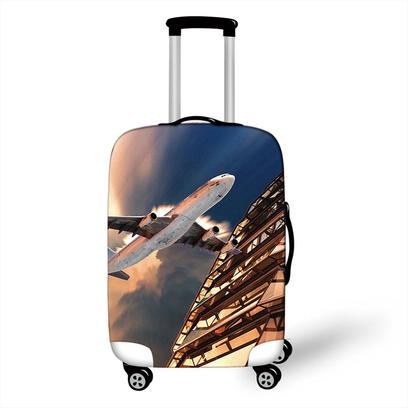 Women's Hard Shell Suitcase with Eye-Catching Airplane Design Kalsten