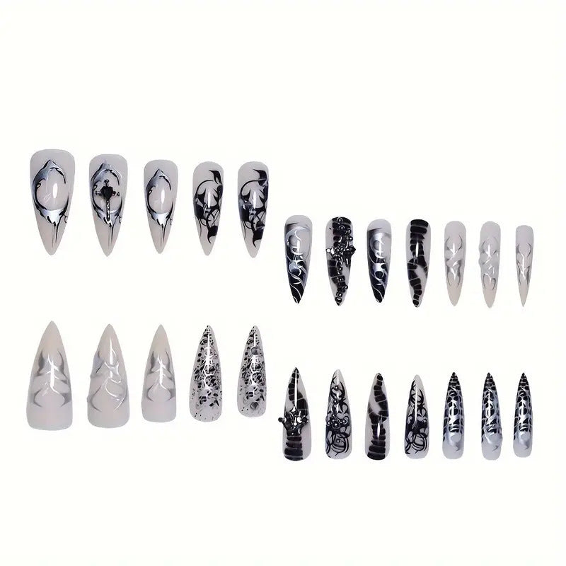 Artistic Stiletto Nail Enhancements Kalsten