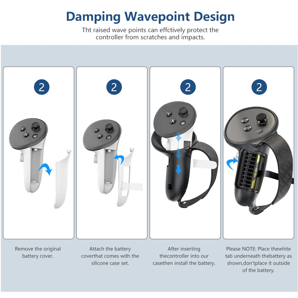 Ergonomic VR Controller Holders with Improved Grips Kalsten