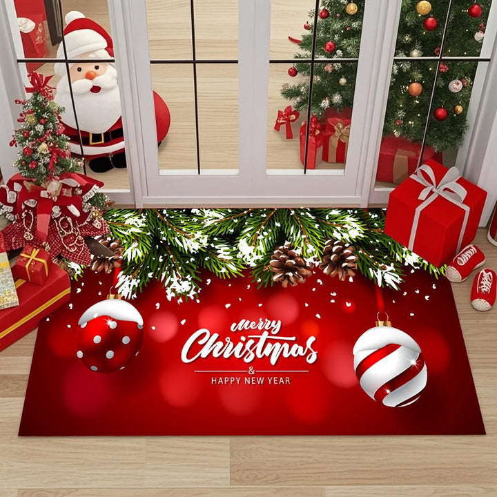 Festive Christmas-Themed Decorative Doormat Kalsten