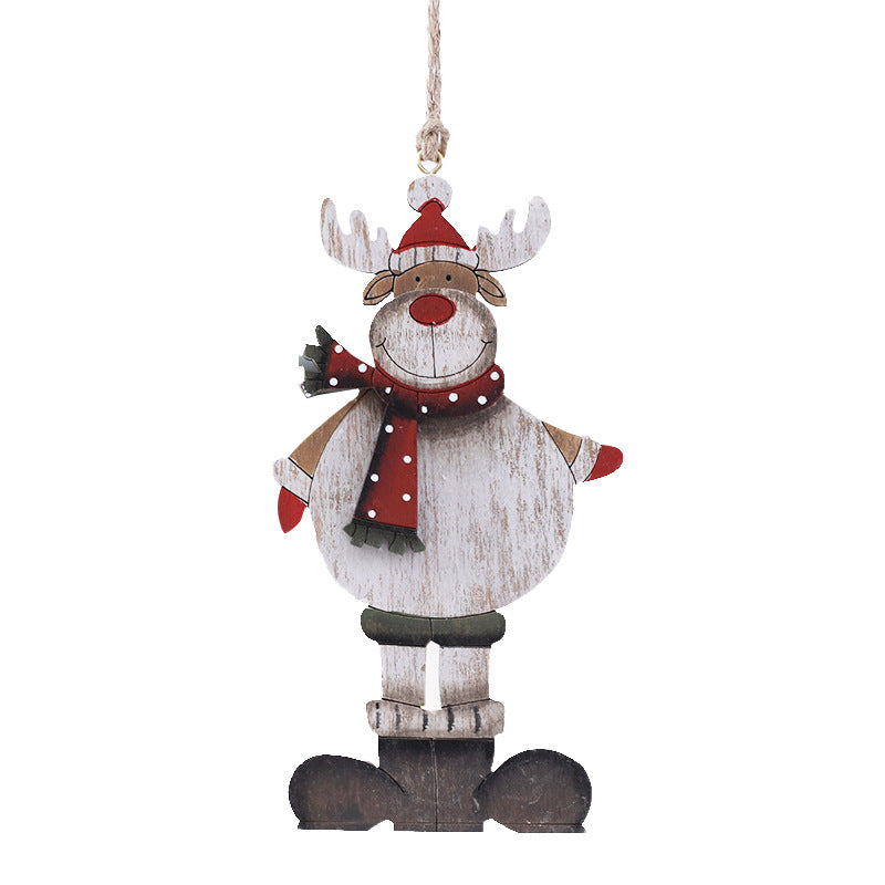 Wooden Reindeer Ornament