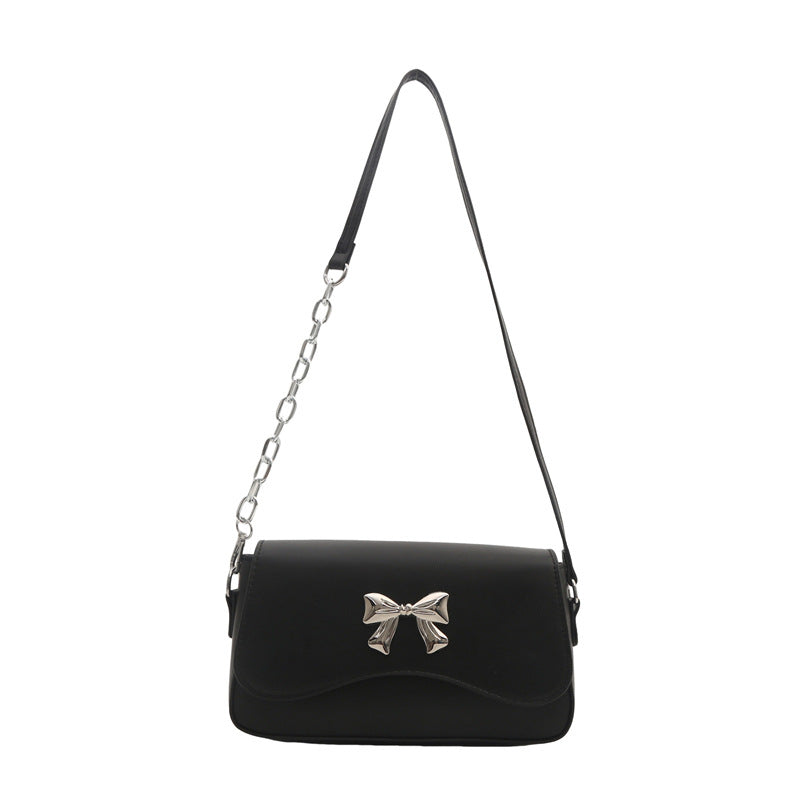 Elegant Bow-Detail Crossbody Bag