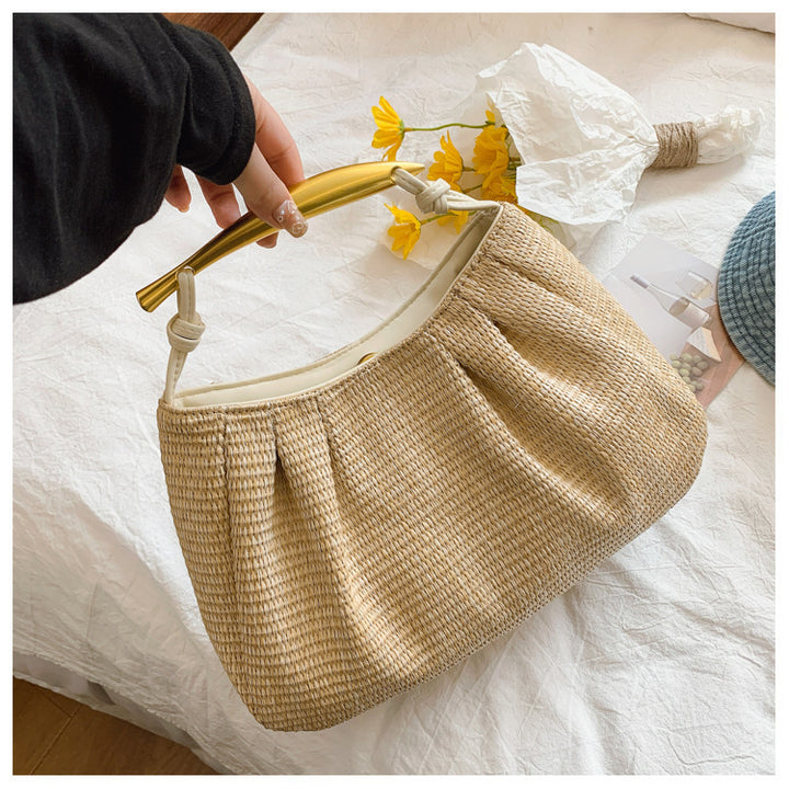 Handbag with Elegant Wooden Handle Kalsten