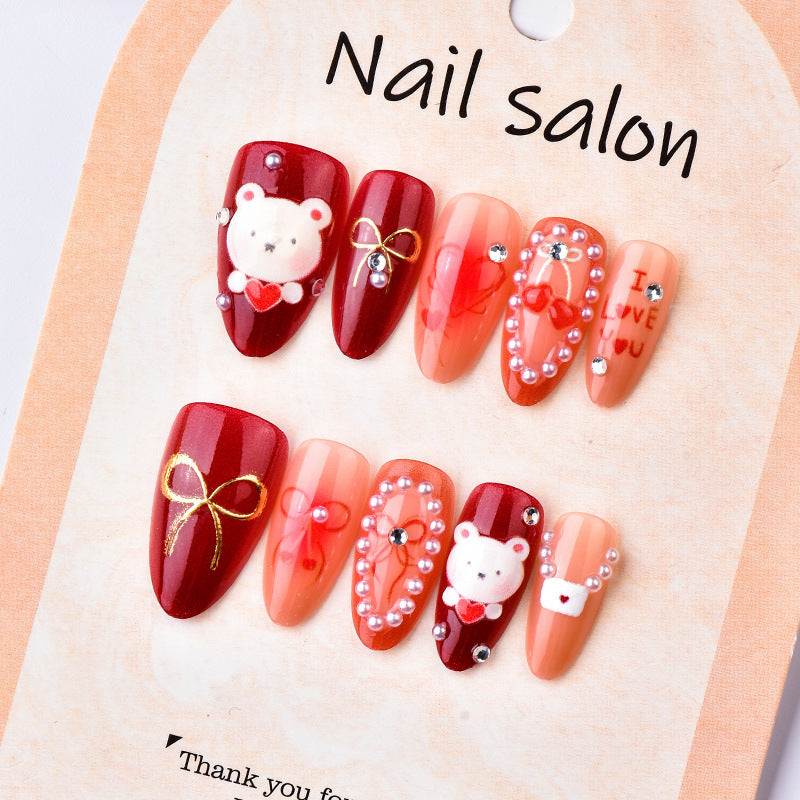 Creative Nail Art Set with Playful Designs Kalsten