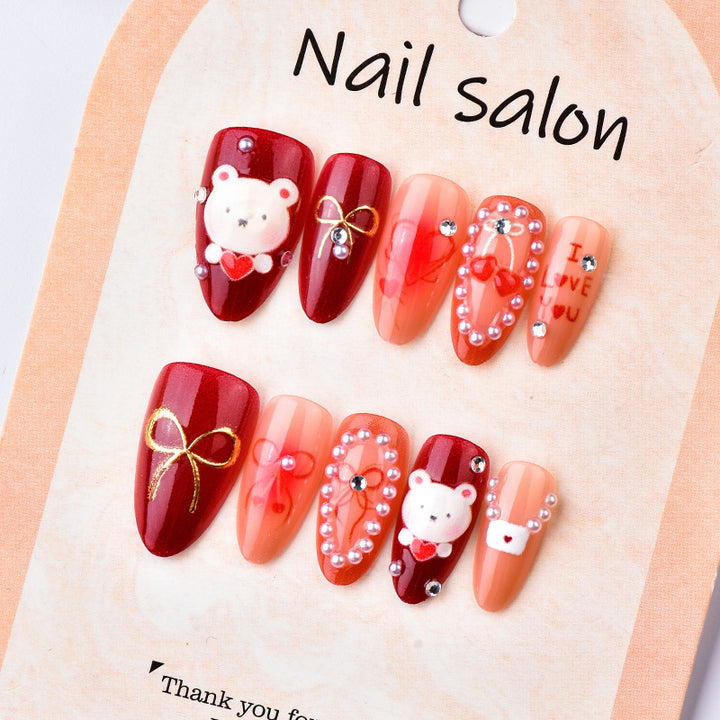 Creative Nail Art Set with Playful Designs Kalsten