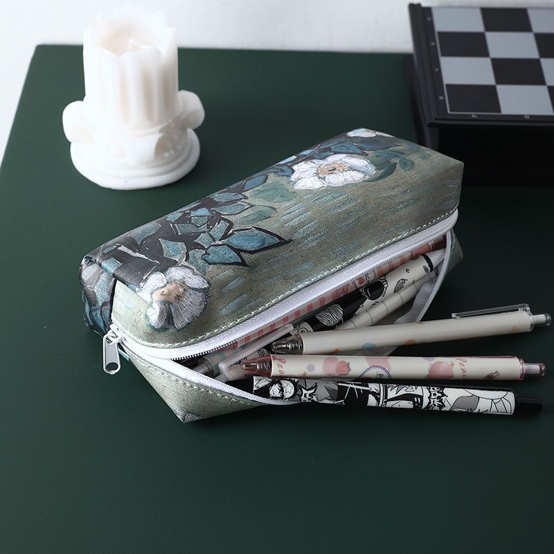 Artistic Floral Design Pencil Case